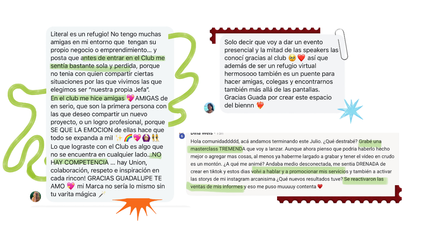 Testimonios del Club de Expansión