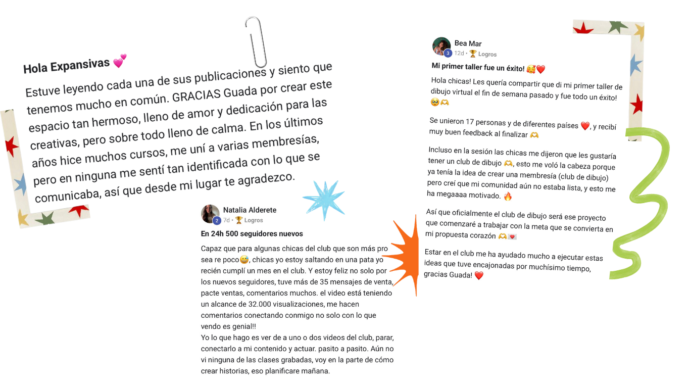 Testimonios del Club de Expansión